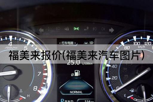 福美来报价(福美来汽车图片)