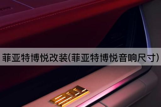菲亚特博悦改装(菲亚特博悦音响尺寸)