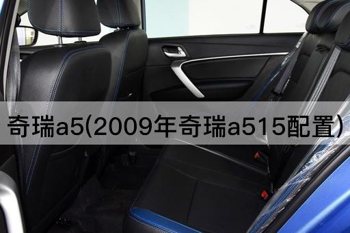 奇瑞a5(2009年奇瑞a515配置)