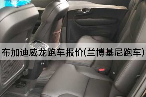 布加迪威龙跑车报价(兰博基尼跑车)