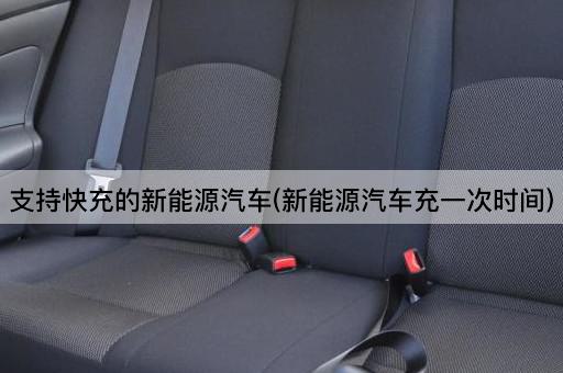 支持快充的新能源汽车(新能源汽车充一次时间)