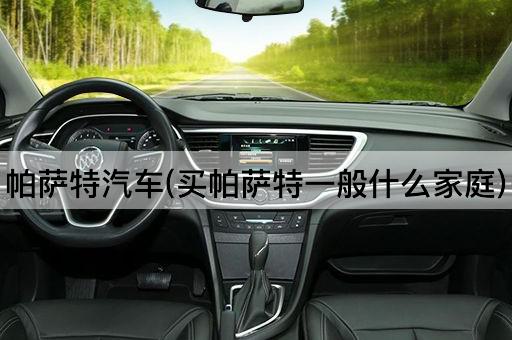 帕萨特汽车(买帕萨特一般什么家庭)