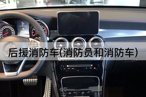 后援消防车(消防员和消防车)