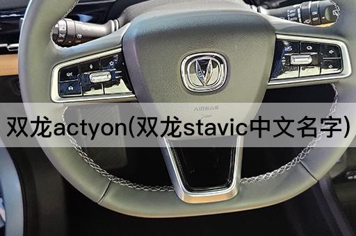 双龙actyon(双龙stavic中文名字)