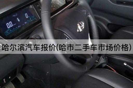 哈尔滨汽车报价(哈市二手车市场价格)