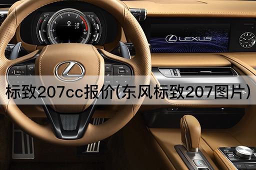 标致207cc报价(东风标致207图片)