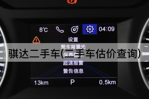 骐达二手车(二手车估价查询)