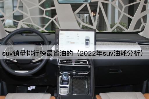 suv销量排行榜最省油的（2022年suv油耗分析）