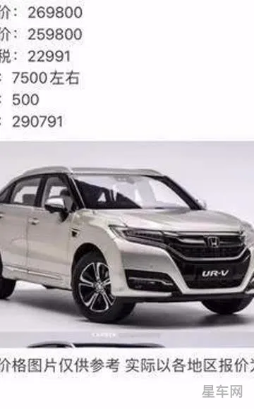 2024本田URV什么时候出